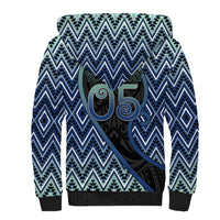 Custom Aotearoa Atua Tangaroa Sherpa Hoodie God Of Ocean Koru Patterns