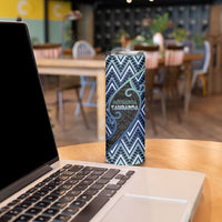 Custom Aotearoa Atua Tangaroa Skinny Tumbler God Of Ocean Koru Patterns