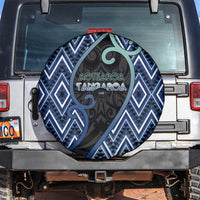 Aotearoa Atua Tangaroa Spare Tire Cover God Of Ocean Koru Patterns
