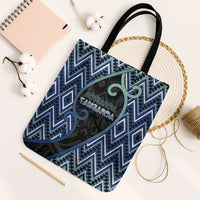 Aotearoa Atua Tangaroa Tote Bag God Of Ocean Koru Patterns