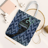 Aotearoa Atua Tangaroa Tote Bag God Of Ocean Koru Patterns