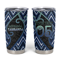 Custom Aotearoa Atua Tangaroa Tumbler Cup God Of Ocean Koru Patterns