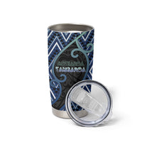 Custom Aotearoa Atua Tangaroa Tumbler Cup God Of Ocean Koru Patterns