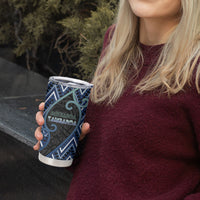 Custom Aotearoa Atua Tangaroa Tumbler Cup God Of Ocean Koru Patterns