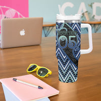 Custom Aotearoa Atua Tangaroa Tumbler With Handle God Of Ocean Koru Patterns