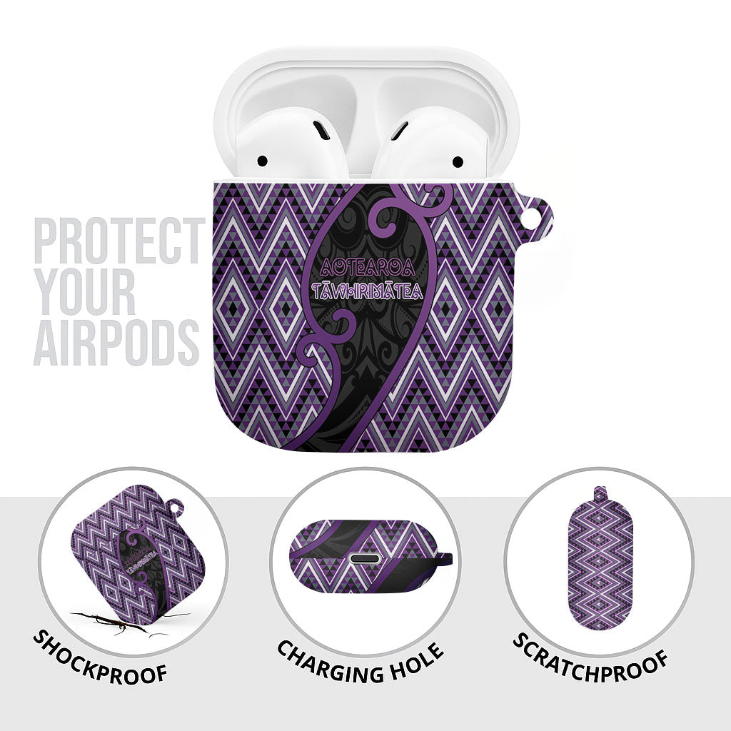 Aotearoa Atua Tawhirimatea AirPods Case God Of Storms Koru Patterns
