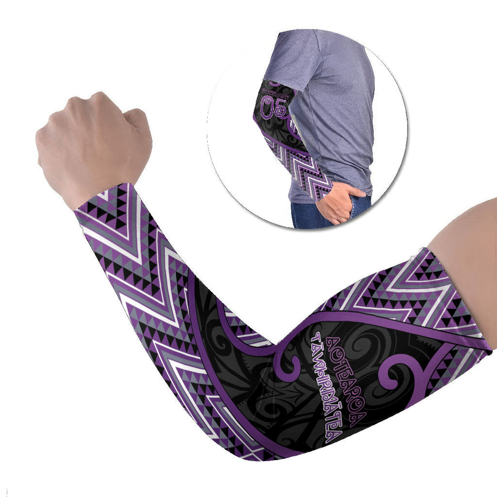 Custom Aotearoa Atua Tawhirimatea Arm Sleeves God Of Storms Koru Patterns