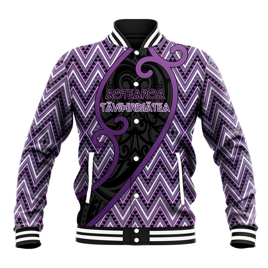 Custom Aotearoa Atua Tawhirimatea Baseball Jacket God Of Storms Koru Patterns