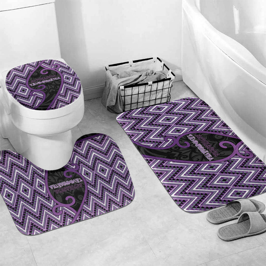 Aotearoa Atua Tawhirimatea Bathroom Set God Of Storms Koru Patterns