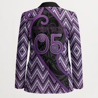 Custom Aotearoa Atua Tawhirimatea Blazer God Of Storms Koru Patterns