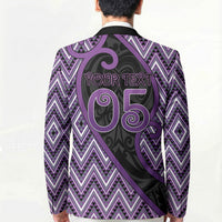 Custom Aotearoa Atua Tawhirimatea Blazer God Of Storms Koru Patterns