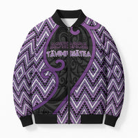 Custom Aotearoa Atua Tawhirimatea Bomber Puffer Jacket God Of Storms Koru Patterns
