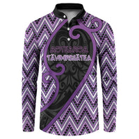 Custom Aotearoa Atua Tawhirimatea Button Sweatshirt God Of Storms Koru Patterns
