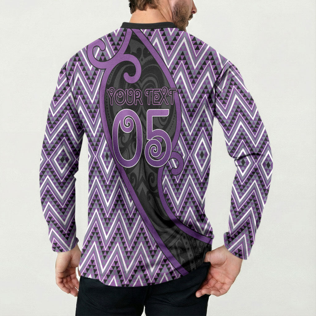 Custom Aotearoa Atua Tawhirimatea Button Sweatshirt God Of Storms Koru Patterns