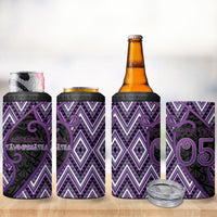 Custom Aotearoa Atua Tawhirimatea 4 in 1 Can Cooler Tumbler God Of Storms Koru Patterns