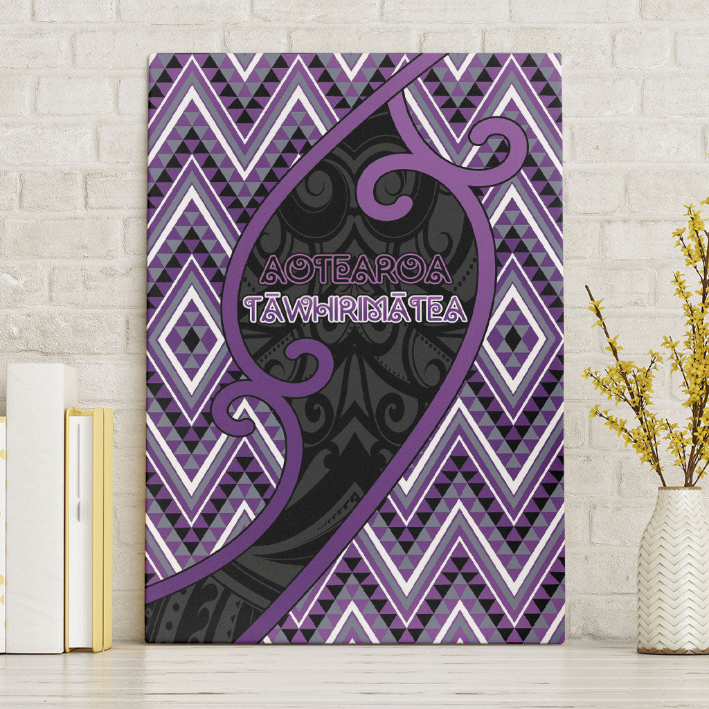 Aotearoa Atua Tawhirimatea Canvas Wall Art God Of Storms Koru Patterns