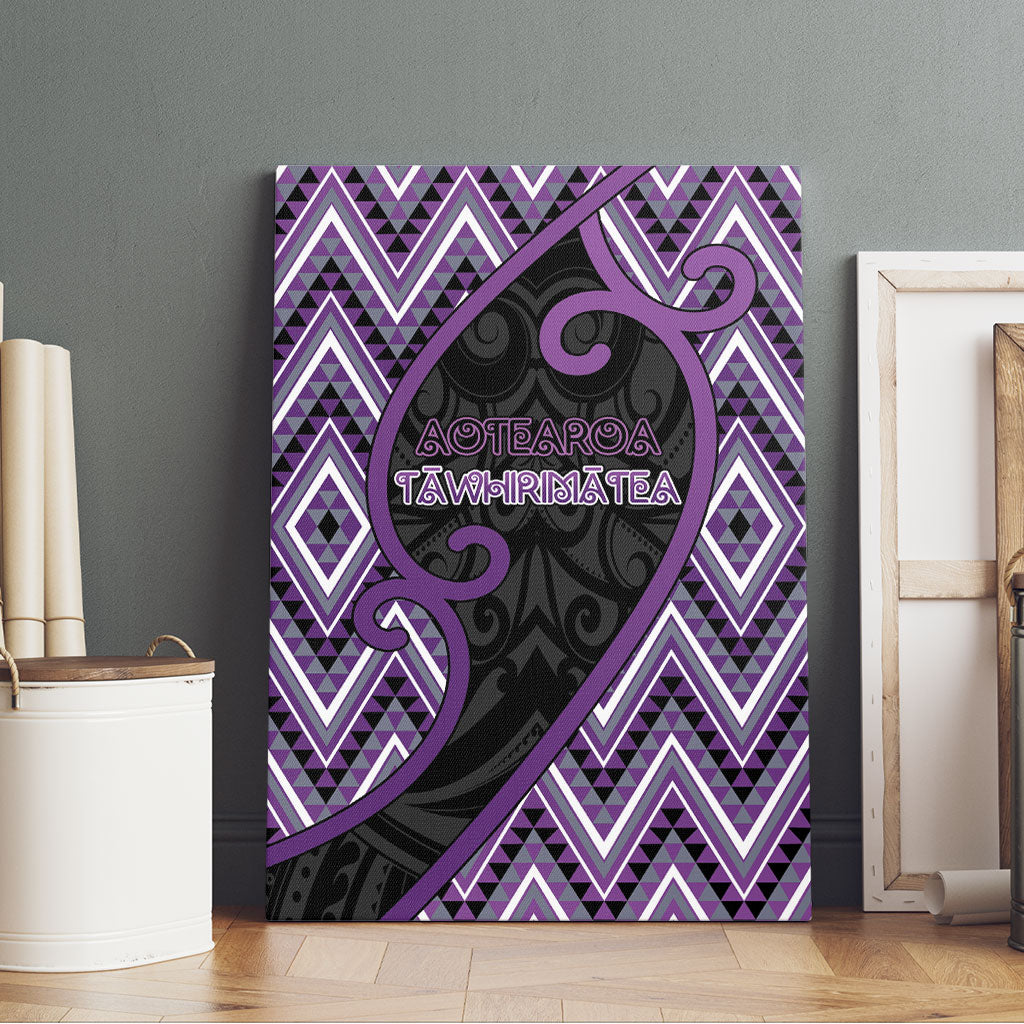 Aotearoa Atua Tawhirimatea Canvas Wall Art God Of Storms Koru Patterns