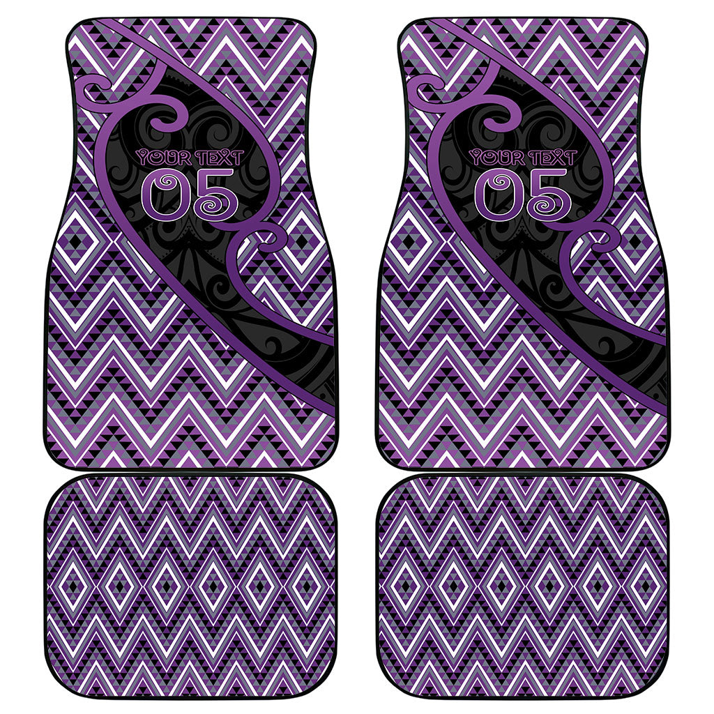 Custom Aotearoa Atua Tawhirimatea Car Mats God Of Storms Koru Patterns