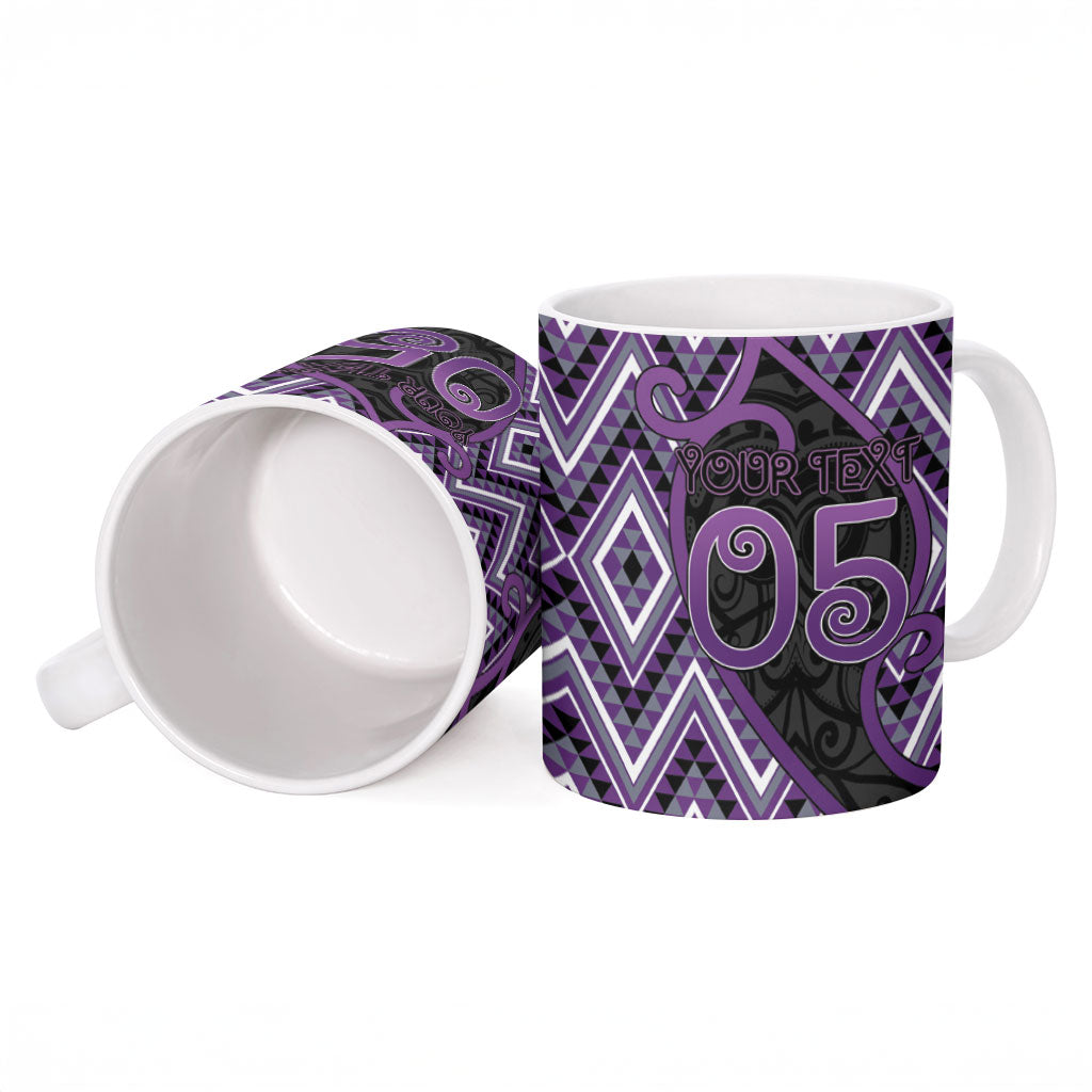 Custom Aotearoa Atua Tawhirimatea Ceramic Mug God Of Storms Koru Patterns