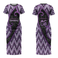 Custom Aotearoa Atua Tawhirimatea Couples Matching Short Sleeve Bodycon Dress and Long Sleeve Button Shirt God Of Storms Koru Patterns