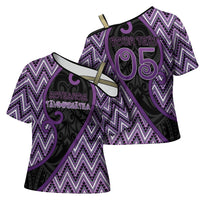 Custom Aotearoa Atua Tawhirimatea Cross Shoulder Shirt God Of Storms Koru Patterns