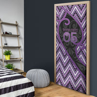 Custom Aotearoa Atua Tawhirimatea Door Cover God Of Storms Koru Patterns