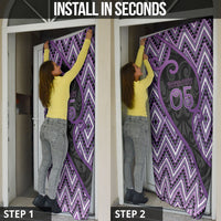 Custom Aotearoa Atua Tawhirimatea Door Cover God Of Storms Koru Patterns