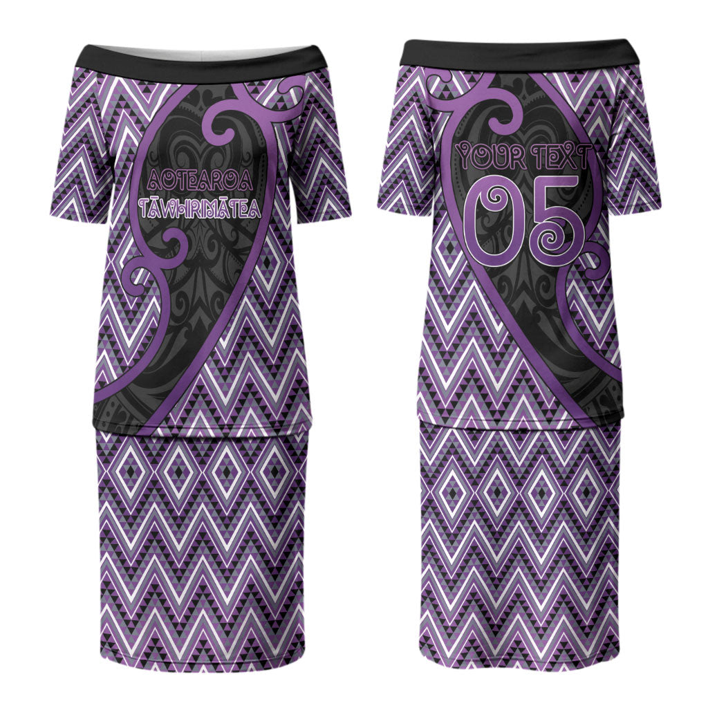 Custom Aotearoa Atua Tawhirimatea Family Matching Puletasi and Hawaiian Shirt God Of Storms Koru Patterns