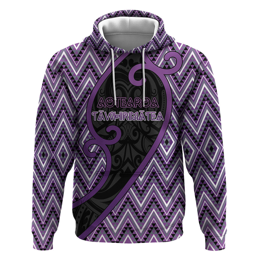 Custom Aotearoa Atua Tawhirimatea Hoodie God Of Storms Koru Patterns