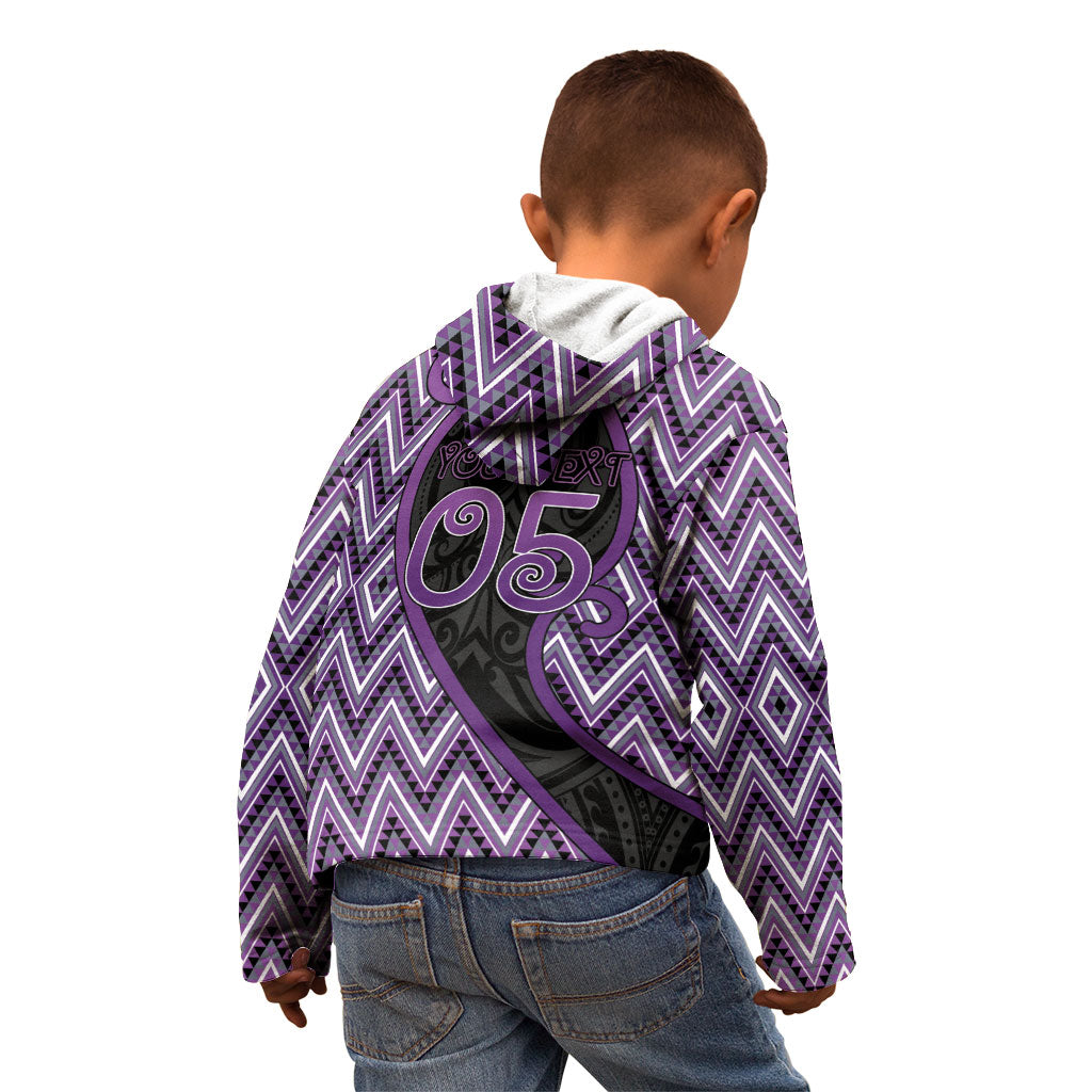 Custom Aotearoa Atua Tawhirimatea Kid Hoodie God Of Storms Koru Patterns