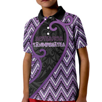 Custom Aotearoa Atua Tawhirimatea Kid Polo Shirt God Of Storms Koru Patterns