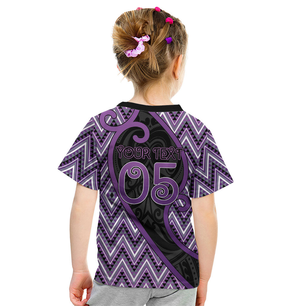 Custom Aotearoa Atua Tawhirimatea Kid T Shirt God Of Storms Koru Patterns