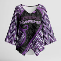 Custom Aotearoa Atua Tawhirimatea Kimono Sleeve Blouse God Of Storms Koru Patterns