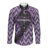 Custom Aotearoa Atua Tawhirimatea Long Sleeve Button Shirt God Of Storms Koru Patterns
