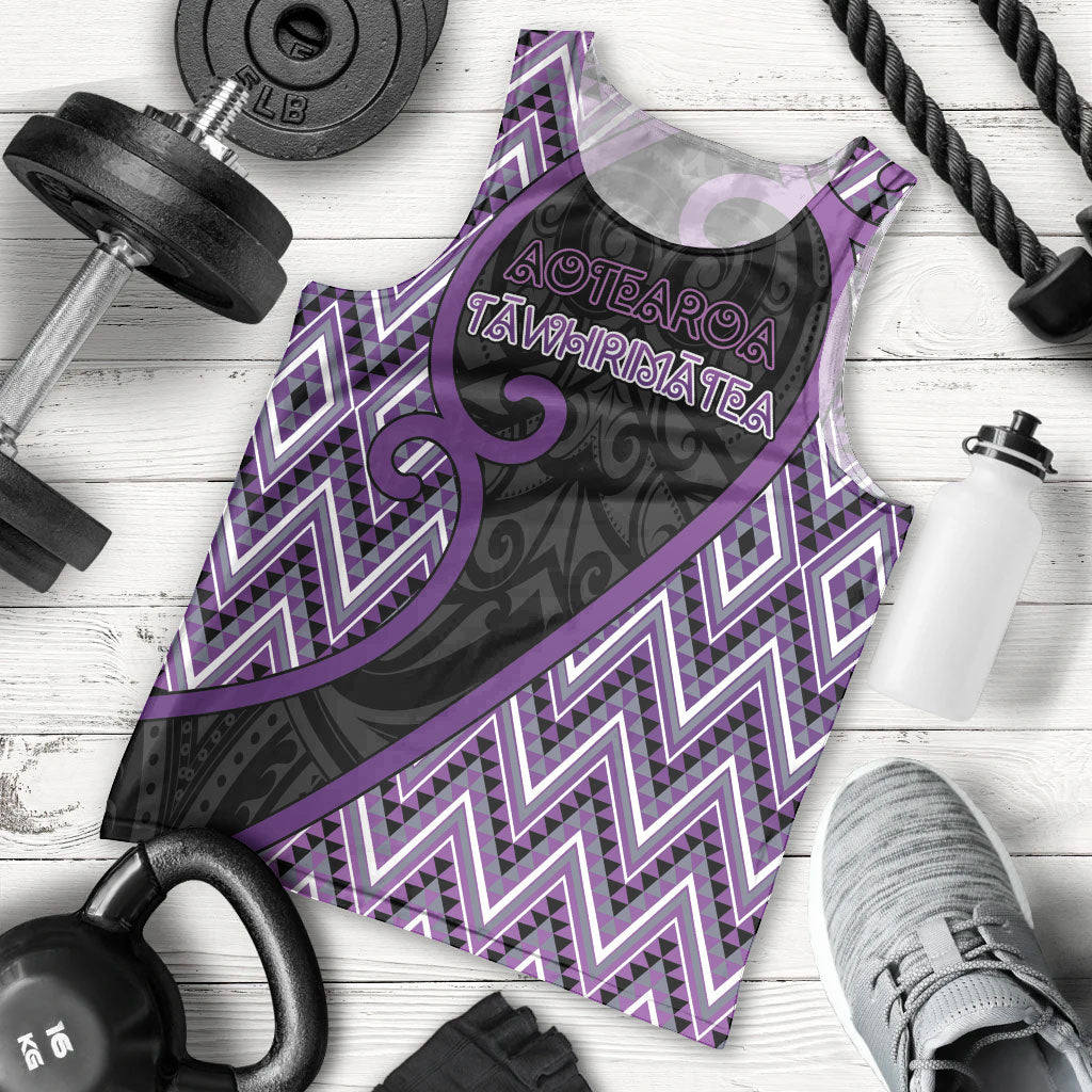 Custom Aotearoa Atua Tawhirimatea Men Tank Top God Of Storms Koru Patterns