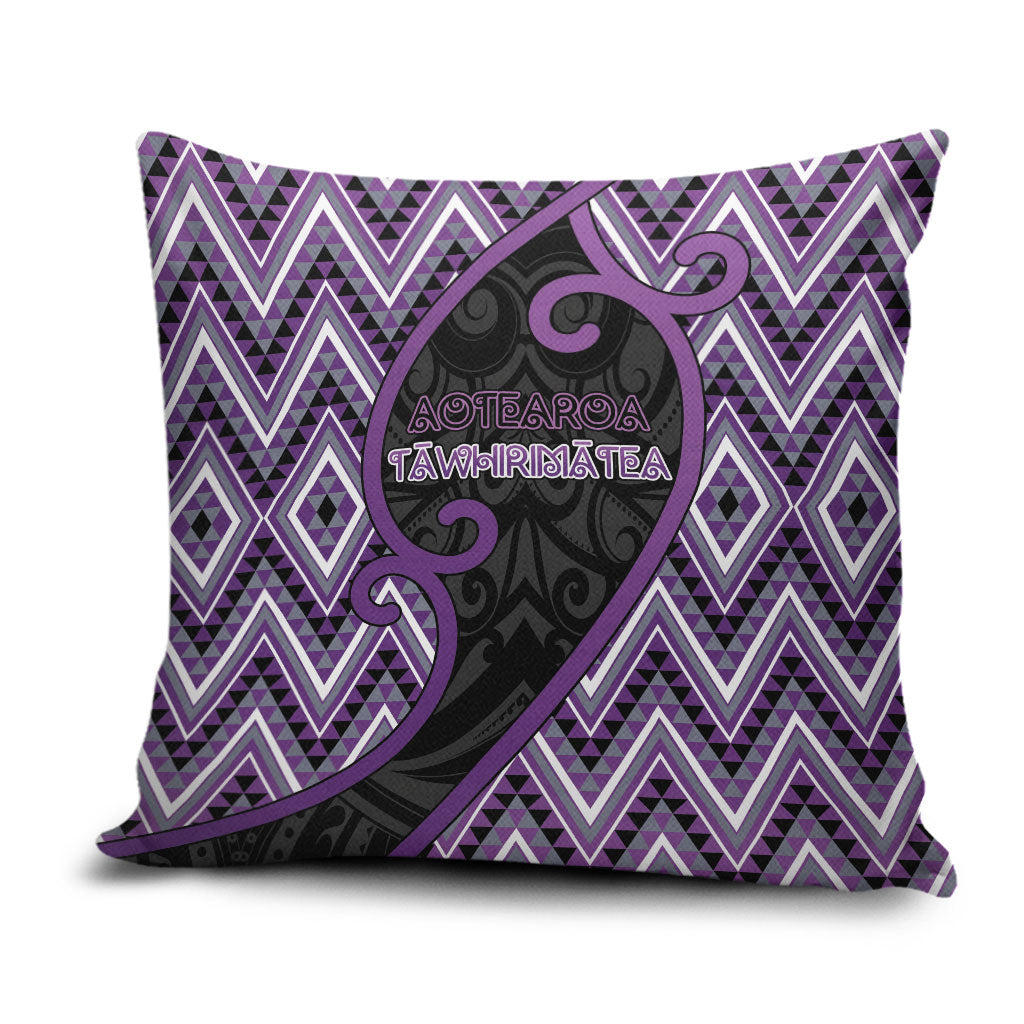 Aotearoa Atua Tawhirimatea Pillow Cover God Of Storms Koru Patterns