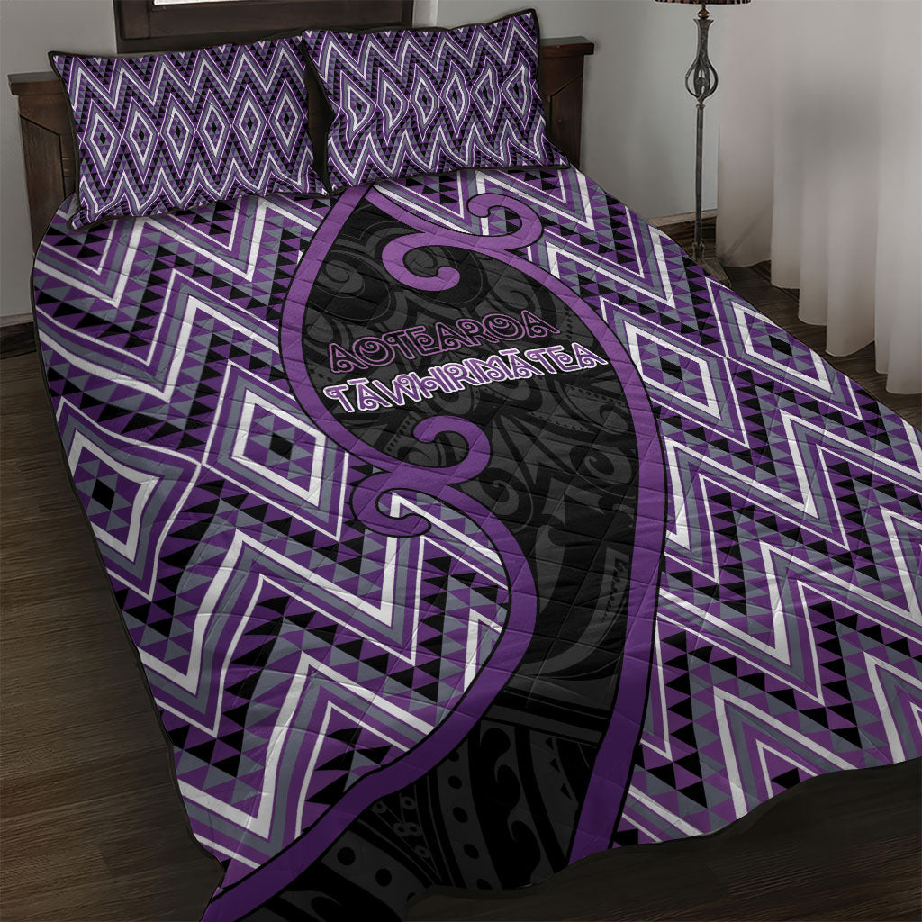 Aotearoa Atua Tawhirimatea Quilt Bed Set God Of Storms Koru Patterns