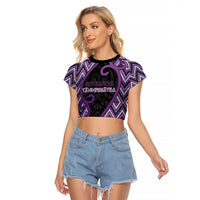 Custom Aotearoa Atua Tawhirimatea Raglan Cropped T Shirt God Of Storms Koru Patterns
