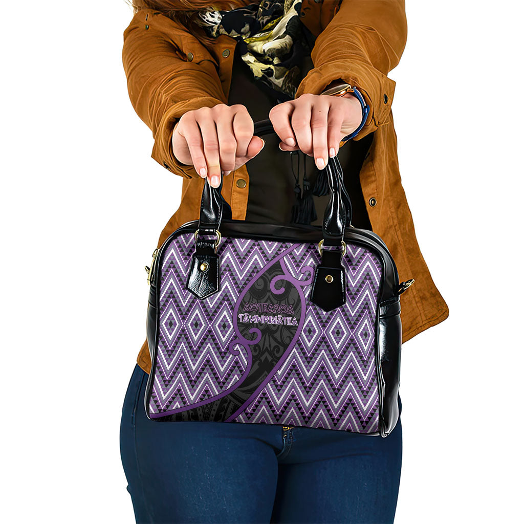 Aotearoa Atua Tawhirimatea Shoulder Handbag God Of Storms Koru Patterns