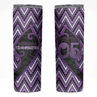 Custom Aotearoa Atua Tawhirimatea Skinny Tumbler God Of Storms Koru Patterns