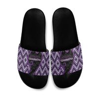 Aotearoa Atua Tawhirimatea Slide Sandals God Of Storms Koru Patterns