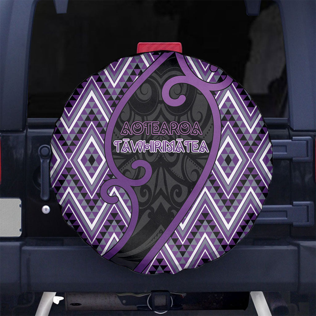 Aotearoa Atua Tawhirimatea Spare Tire Cover God Of Storms Koru Patterns