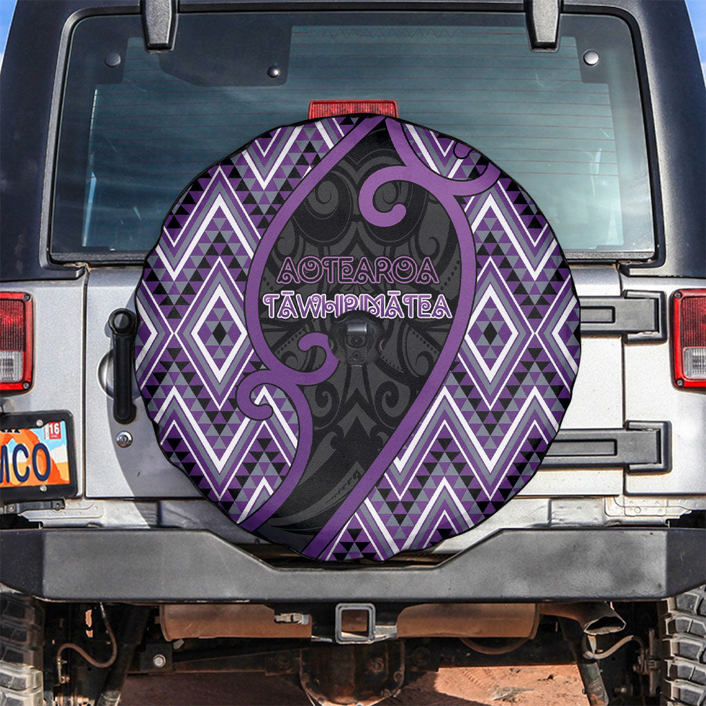 Aotearoa Atua Tawhirimatea Spare Tire Cover God Of Storms Koru Patterns
