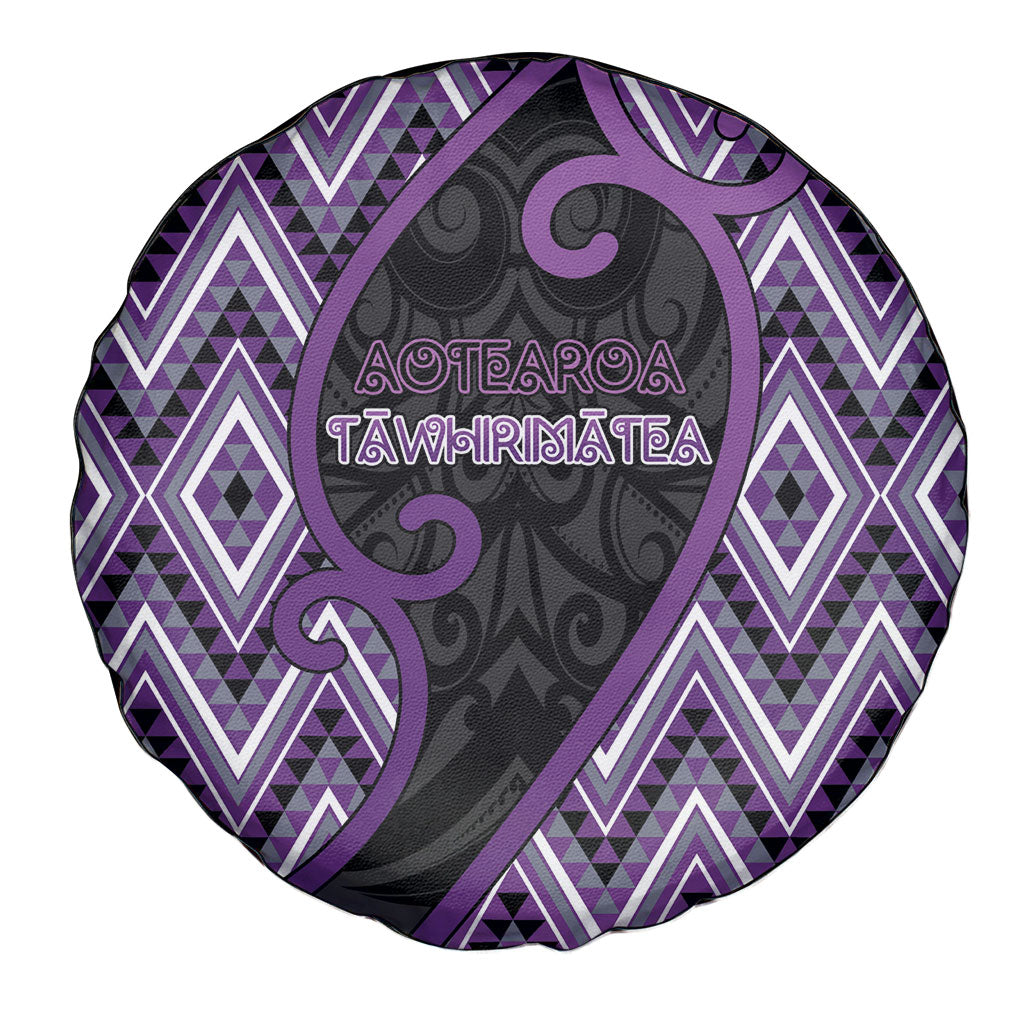 Aotearoa Atua Tawhirimatea Spare Tire Cover God Of Storms Koru Patterns