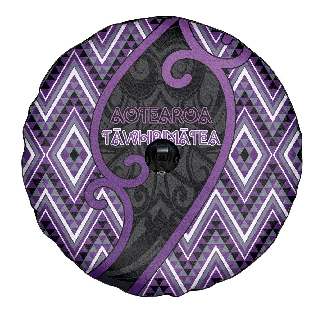 Aotearoa Atua Tawhirimatea Spare Tire Cover God Of Storms Koru Patterns