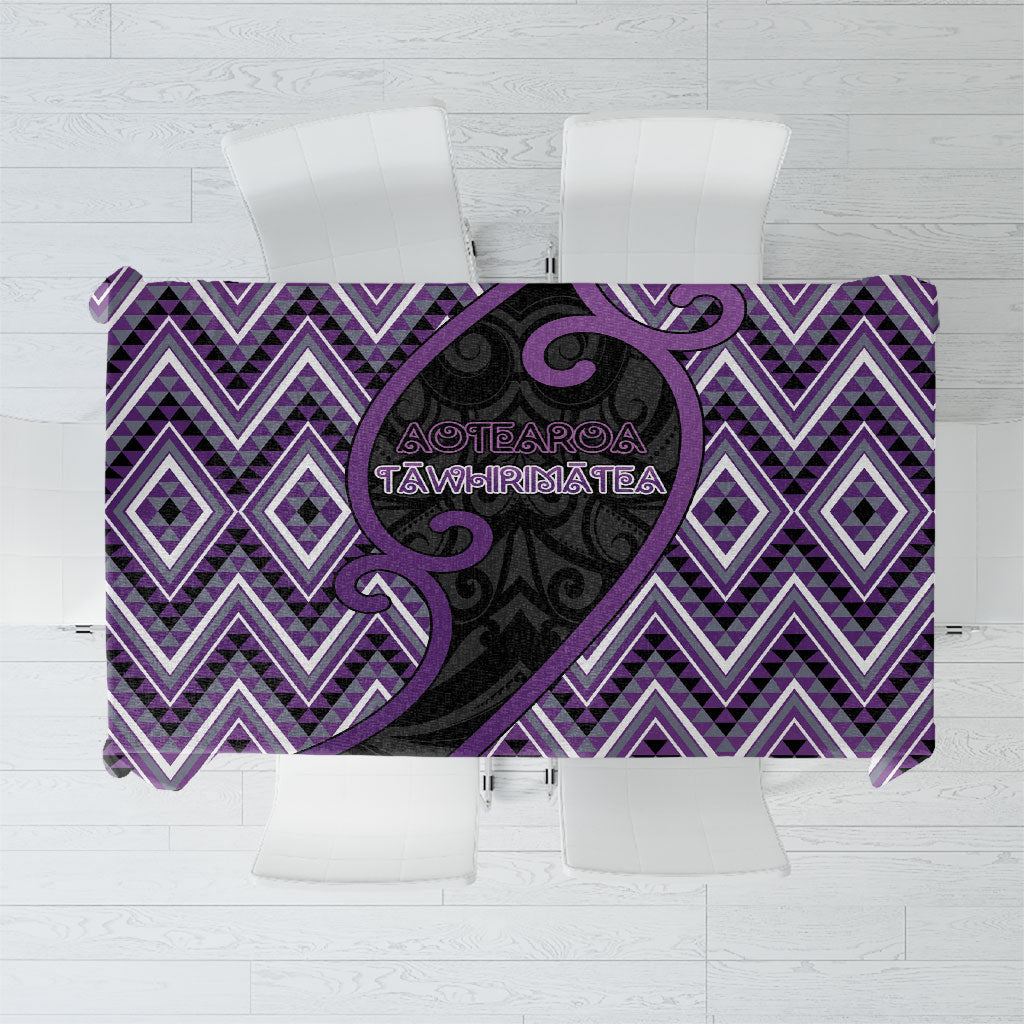 Aotearoa Atua Tawhirimatea Tablecloth God Of Storms Koru Patterns