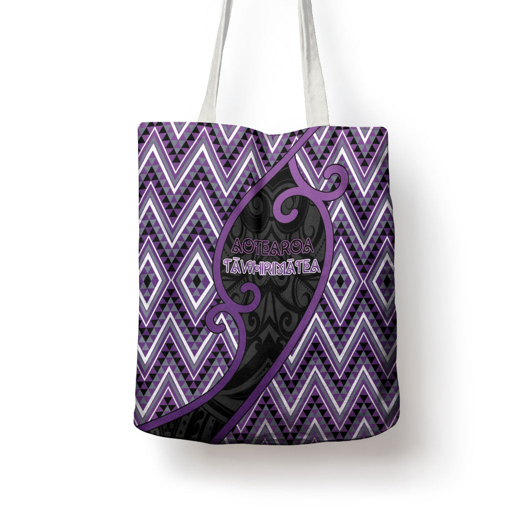 Aotearoa Atua Tawhirimatea Tote Bag God Of Storms Koru Patterns