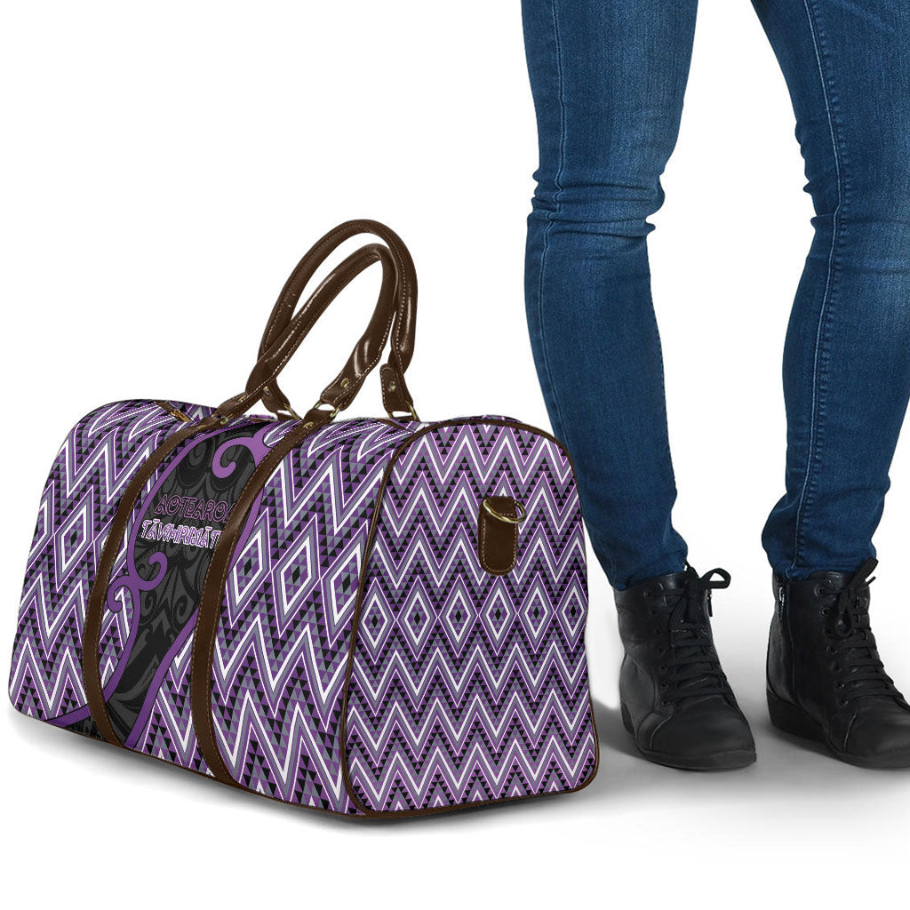 Aotearoa Atua Tawhirimatea Travel Bag God Of Storms Koru Patterns