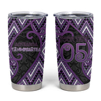 Custom Aotearoa Atua Tawhirimatea Tumbler Cup God Of Storms Koru Patterns
