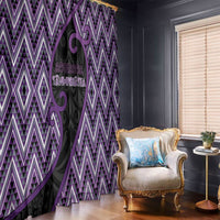 Aotearoa Atua Tawhirimatea Window Curtain God Of Storms Koru Patterns